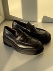 Marni Square Toe Platform Loafer - Men s Eu 43 - Black Leather - Made In Italy