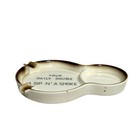Vintage    your Daily Double A Sip N  A Smoke    Ceramic Ashtray   Drink Holder