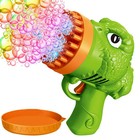 44 Holes Dinosaur Bubble Machine Cartoon Bubble Maker Guns For Toddlers Teens