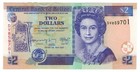 Belize 2 Dollars  1 5 2021  - Qeii animals ruins p66f Unc