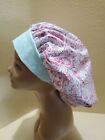 Paisley Watercolor Women s Bouffant Surgical Scrub Hat cap Handmade
