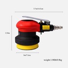 Zhong An 3inch Random Orbital Sander     Pneumatic Palm For 3 Inch  Red