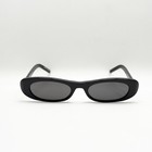 Saint Laurent Sl 557 Sunglasses Black Oval Slim Y2k Retro Unisex New W  Box