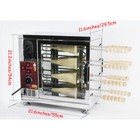 110v Commercial Electric Chimney Cake Roll Maker 16pcs Chimney Cake Roll Oven Us