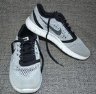 Nike Kid s Free Rn Gray black 833989-100 Sneaker Athletic Shoes 5 5y