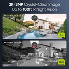 Sannce 8ch 6mp Nvr 3mp Poe Outdoor Ip Security Camera System Audio Recording Ai