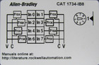      New Allen-bradley Sink Input 24 Vdc Input 5 Vdc Backplane 1734-ib8