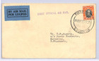 Southern Rhodesia Air Kgv 4d Cover First Flight Salisbury 1932 Bulawayo Wm348