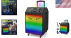 High-power Karaoke Machine With 2 Wireless Microphones   Disco Ball Lighting