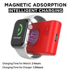 2000mah Magnetic Charging Dock For Apple Watch Series9  8  7  6  5  4  3 2 1  Se