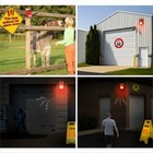 Waterproof Outdoor Solar Powered Led Alarm Lamp Warning Security Flashing Light