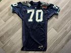 2001 Game Worn Puma Roger Dunbrack Toronto Argonauts Cfl Football Jersey Signed
