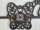 Antique Ornate Cast Iron Sewing Machine Butterfly Pattern Foot Pedal Steampunk