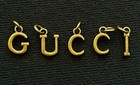 Gucci  Vintage Zipper Pull  5  Letters Metal