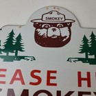 Vintage Forest Service Sign - Smokey Bear Hiking Wilderness Gas Porcelain Sign