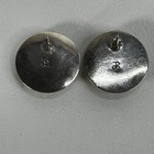 Vtg Turquoise Sterling Silver Stud Earrings Native American Oval 7 8 G Signed