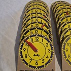 Lot Of 18 Judy Mini Clocks Teaching Time Learning Aids Classroom Homeschool