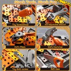 Kids Tool Toy Playset With Electronic Drill Sound For Aged 3 4 5 6 7 8  Workb   