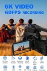 6k Video Camera Camcorder     64mp Vlogging Camera For Youtube  60fps  18x Zoom