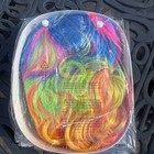 Rainbow Rocker Multi Color Wig Fancy Dress Up Halloween Adult Costume Accessory