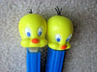 2 Vintage Pez Dispensers 1980 Warner Bros Tweety Bird Seen On Seinfeld