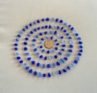 Beach Sea Glass Cobalt   Cornflower 100 Pieces Tinies Genuine Surf-tumbled