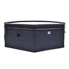 Jleisure Aegean 1 200 Liter 65 Inch 6 Person Rigid Foam Wall Hot Tub Spa  Black