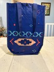 Kendra Scott Reusable Tote Bag Aztec Print Eco Shopping Grocery Bag Recycled Mat