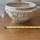 Large Antique Burmese   Thai Thabeik Buddha Silver Bowl     95   16 Oz Of Silver