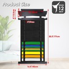 12 Belts Karate Belt Display Rack With Personalized Stickers  Taekwondo Belt Dis