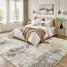 8x10 Area Rug For Living Room  Abstract Washable Non-slip Large Rugs  Gold