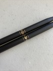 Cross Classic Century Ladies Pen   Pencil Pouch Set Matte Black Gold Trim Usa