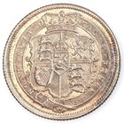 1817 Shilling 12d George Iii New Coinage Hanover United Kingdom Silver Coin 10u