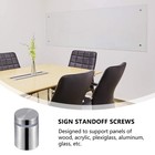  40 Pcs Advertising Screw Wall Standoff Screws Sign Display Advertisement Nail
