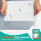 Ultra-adhesion Transparent Puzzle Glue Sheets  8 Puzzle Saver Sheets