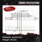 Ebike Rack  2 Bikes  Tow Hitch  With Ramp  Car Truck Suv  600 Lb Amc-600-2-ef