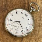 Large Omega Pocket Watch Vintage Open Face Cal  20 Lb Mechanical Swiss Made 58mm