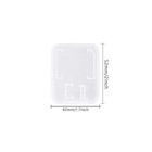 Memory Card Case Sd Micro Sd Card Holder Clear Plastic Hard Cover 10 Pcs Data St