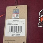New Virginia Tech Hokies Men s 1 4 Zip Coaches Jacket Nike Dri-fit Maroon Size L