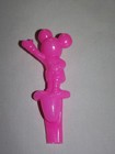 Vintage  Disney Toy 1960s Mickey Mouse Pink Plastic  Whistle