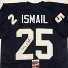 Autographed signed Raghib Ismail Rocket Notre Dame Blue Jersey Jsa Coa