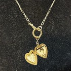 Vintage Gold Filled Pocket Watch Chain Necklace   Fob  Heart Locket enhancermore