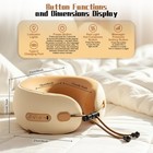 Yincook Neck Massager Pillow With Heating portable Heated Kneading Massage Cu   