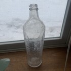 The Great Atlantic   Pacific Tea Co    a p  10    Tall Ribbed Clear Glass Bottle