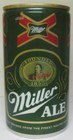 Miller Ale 12oz Alum Beer Can With Man  Miller  Milwaukee  Wisconsin Only  Gd 1