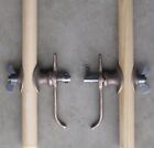 Two  2  Man Crosscut Saw Hardware   Handles  Western Style  Ash Haft  Cross Cut