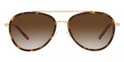 New Tory Burch Woman Sunglasses Ty6089 330413 Tortoise brown Gradient Lens 57mm