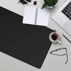 American Gallery Xxl Black Gaming Mouse Pad - Large Desk Mat For Pc And Keyboard