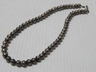 Antique Sterling Silver Navajo   Pearls   Indian Center Seams Bead Necklace