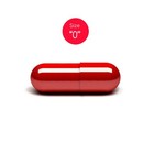  size 0  Strawberry Flavored Capsules Red Pill Kosher Gelatin  halal Certified